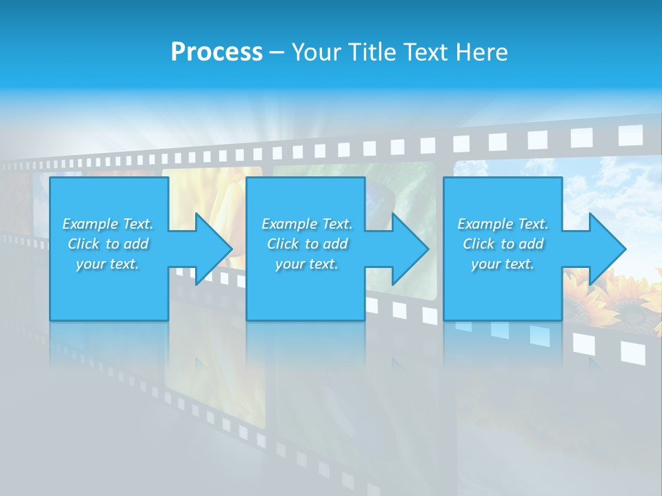 Stream Reflective Watch PowerPoint Template