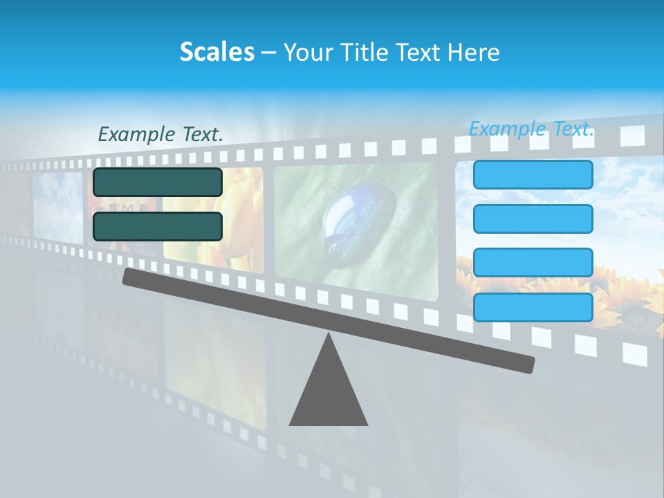 Stream Reflective Watch PowerPoint Template