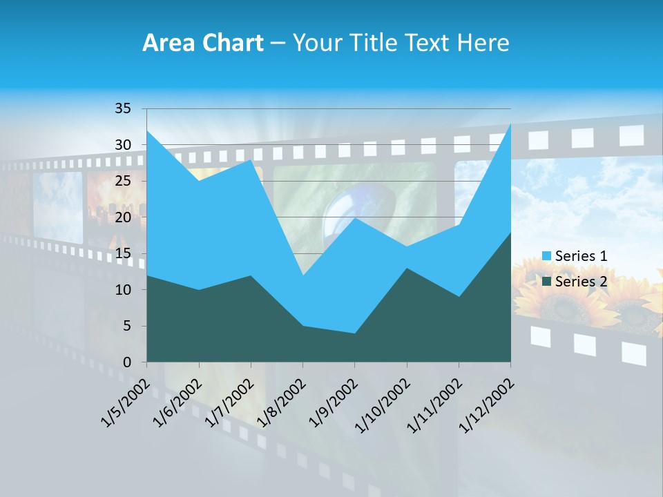 Stream Reflective Watch PowerPoint Template