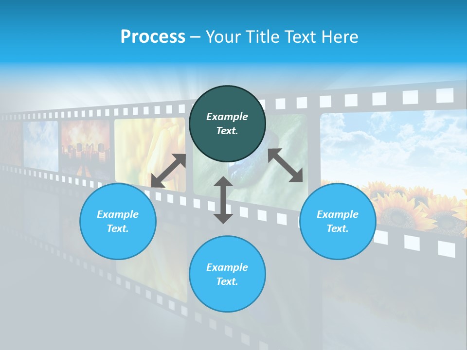 Stream Reflective Watch PowerPoint Template