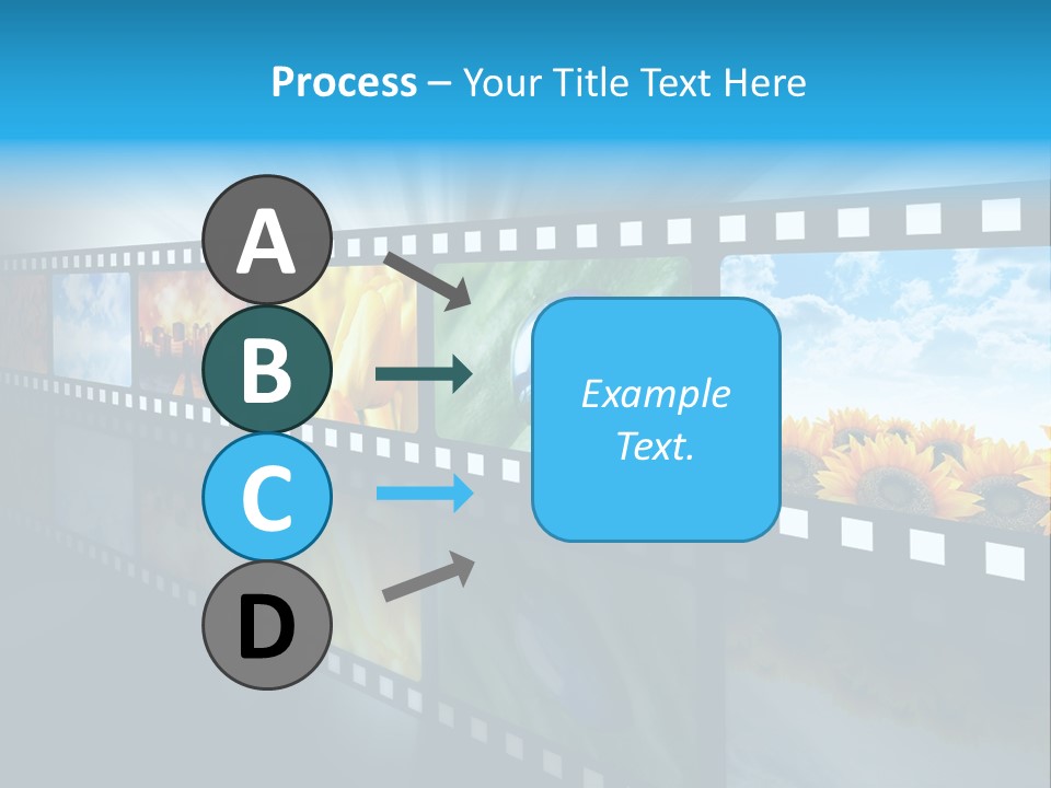 Stream Reflective Watch PowerPoint Template