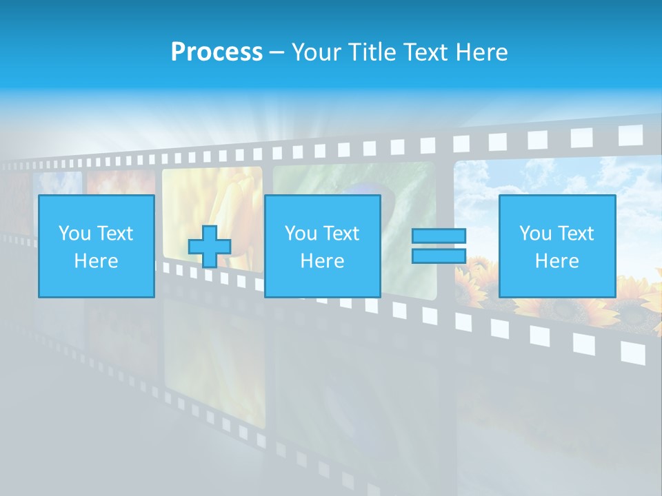 Stream Reflective Watch PowerPoint Template