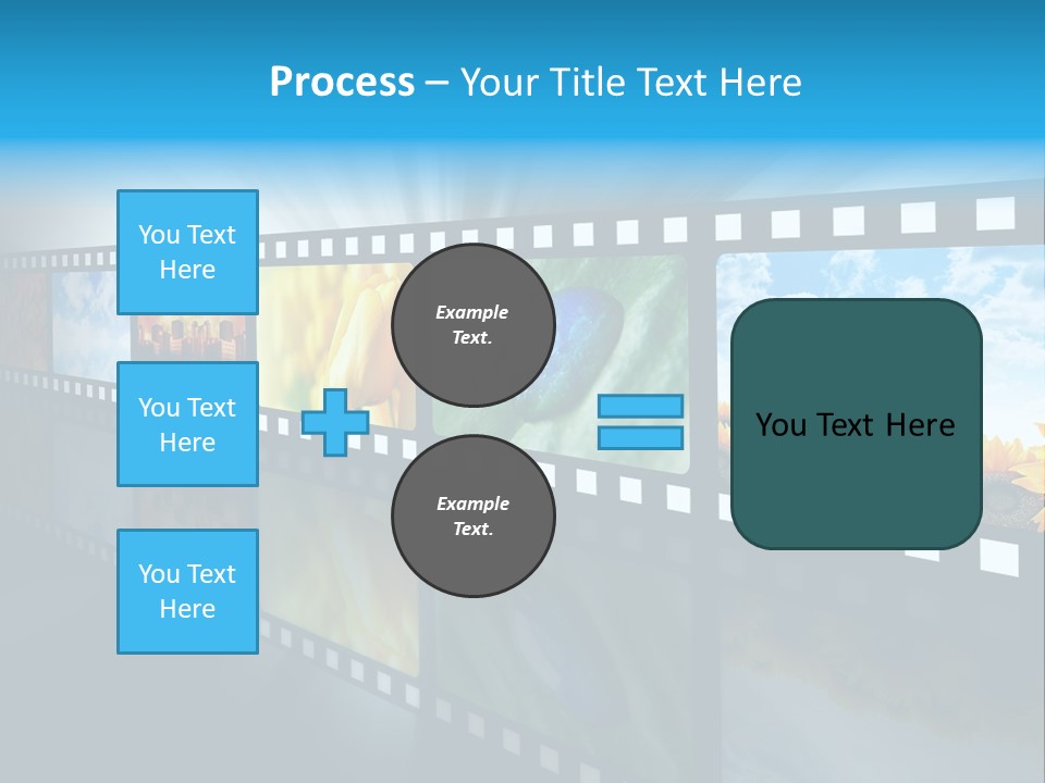 Stream Reflective Watch PowerPoint Template