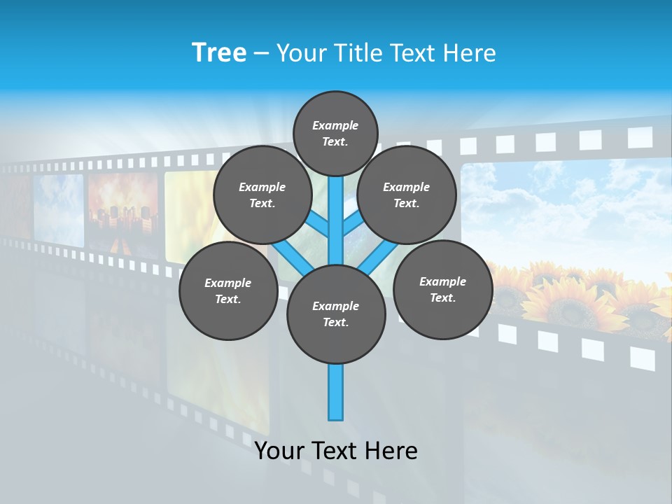 Stream Reflective Watch PowerPoint Template