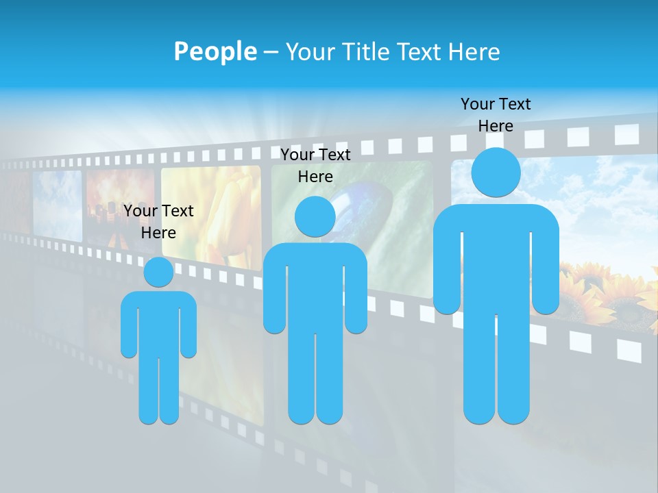 Stream Reflective Watch PowerPoint Template