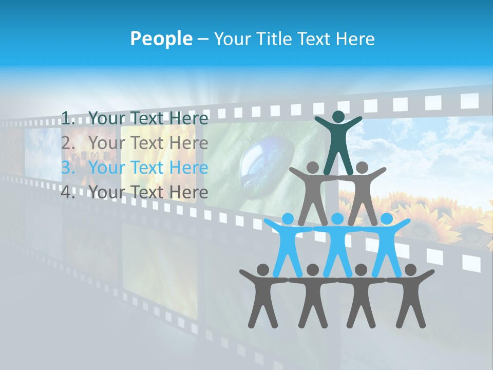 Stream Reflective Watch PowerPoint Template