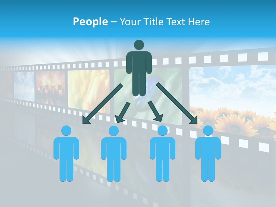 Stream Reflective Watch PowerPoint Template