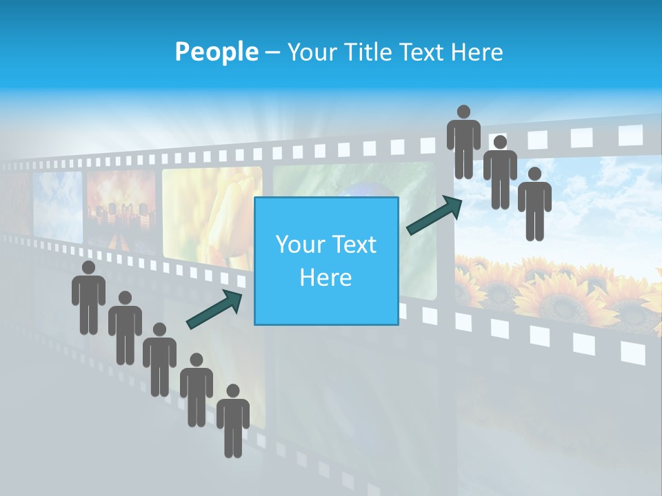 Stream Reflective Watch PowerPoint Template