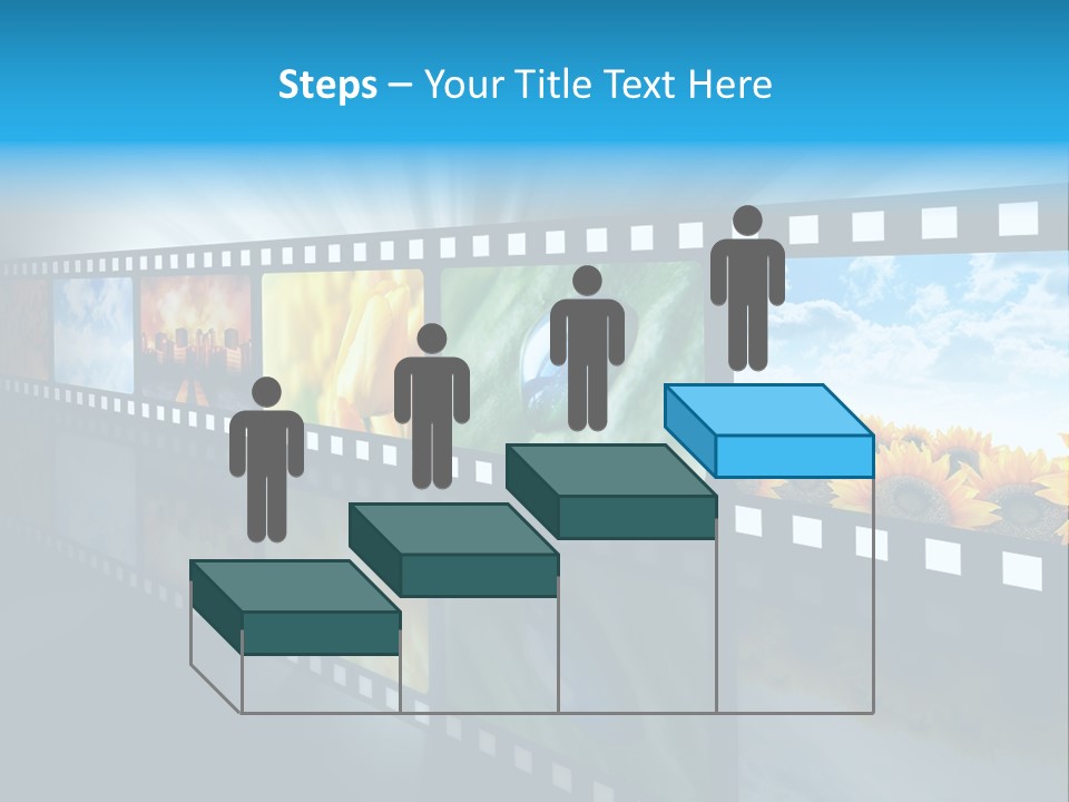 Stream Reflective Watch PowerPoint Template