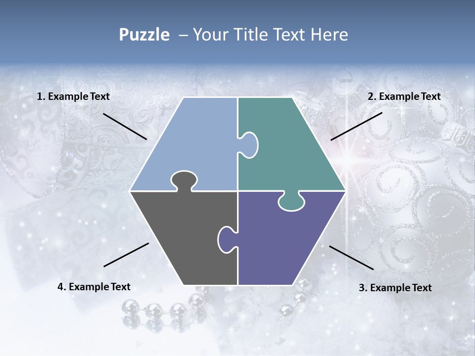 Light Design Blue PowerPoint Template