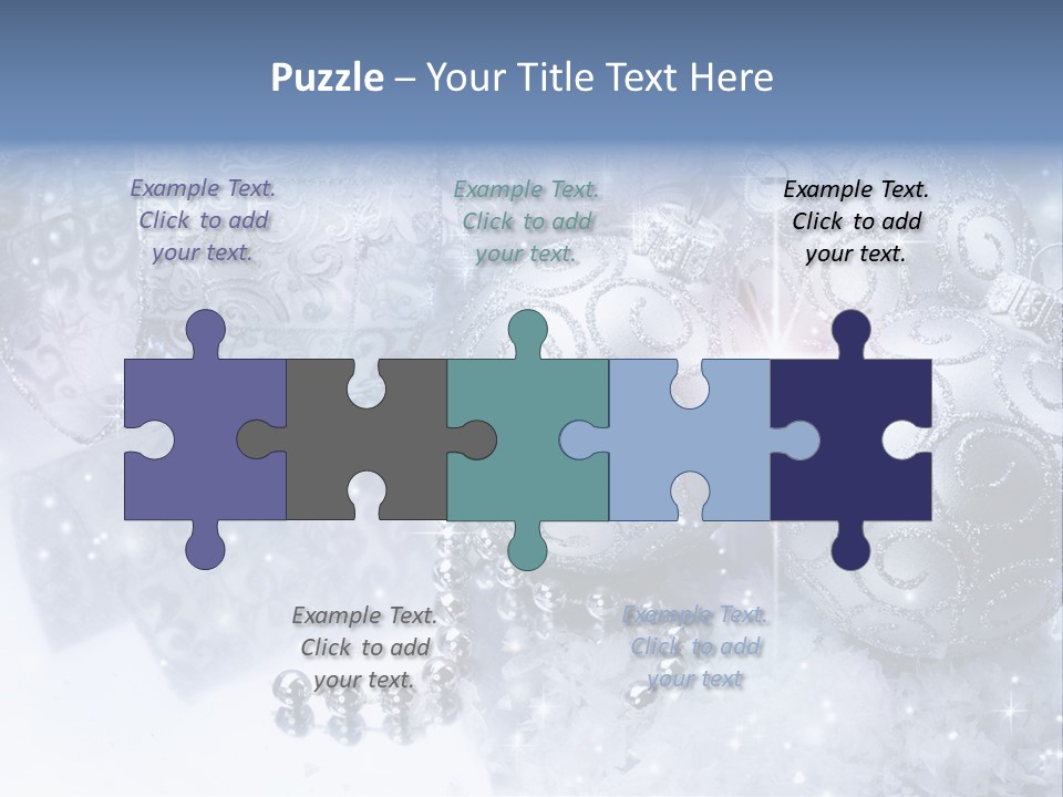 Light Design Blue PowerPoint Template