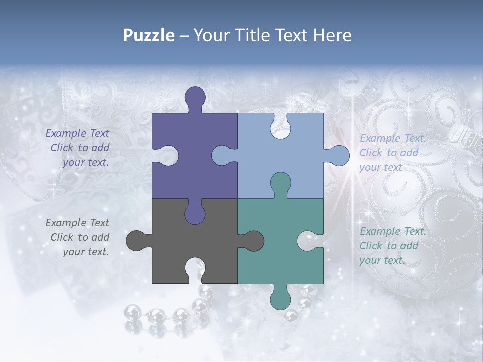 Light Design Blue PowerPoint Template