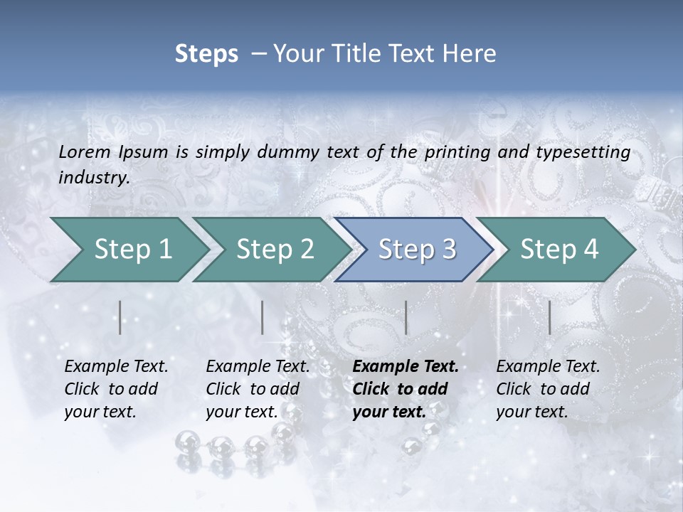 Light Design Blue PowerPoint Template
