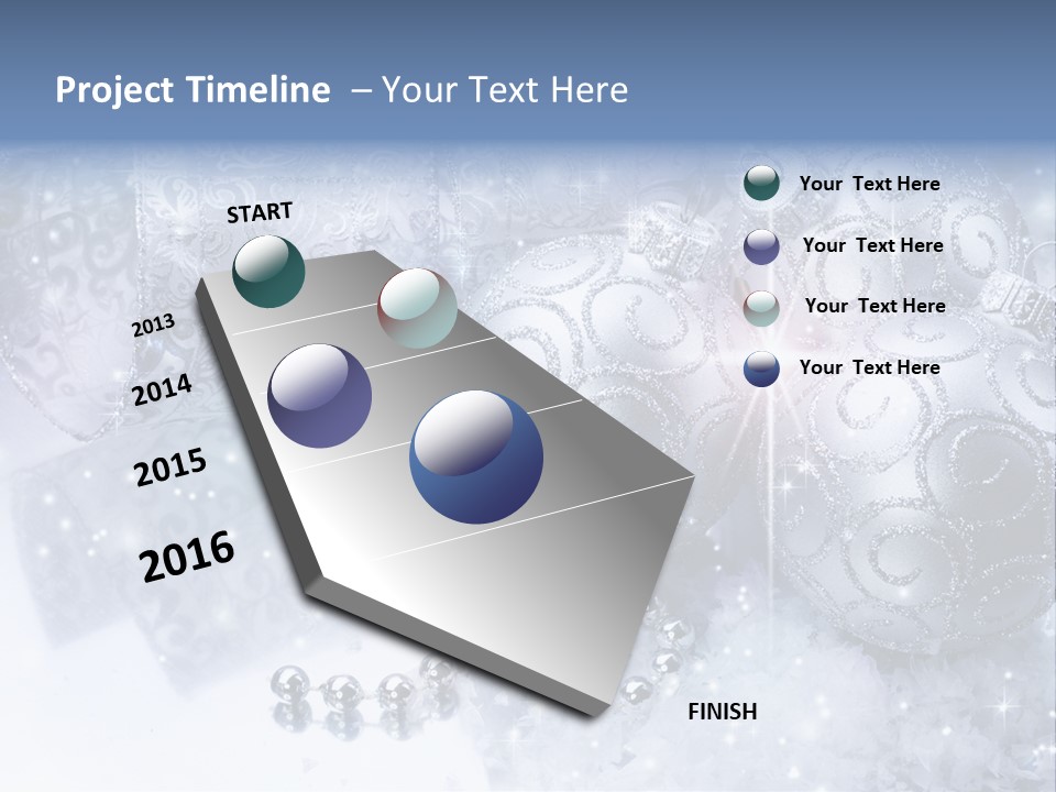 Light Design Blue PowerPoint Template