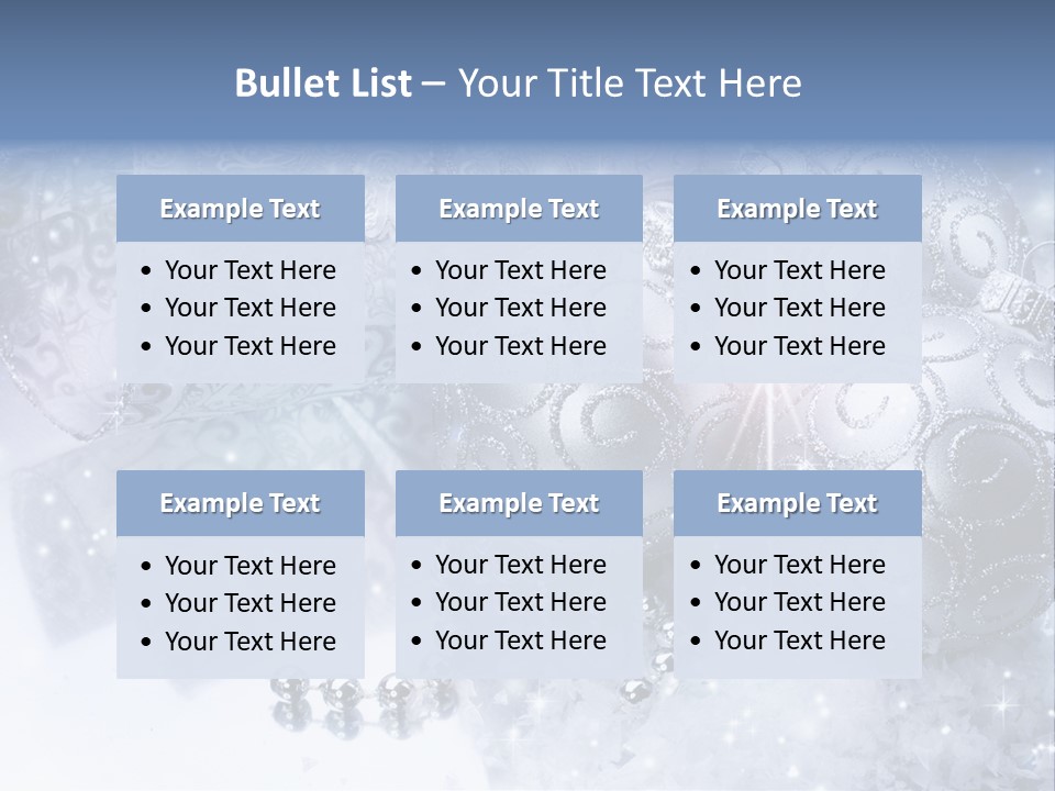 Light Design Blue PowerPoint Template
