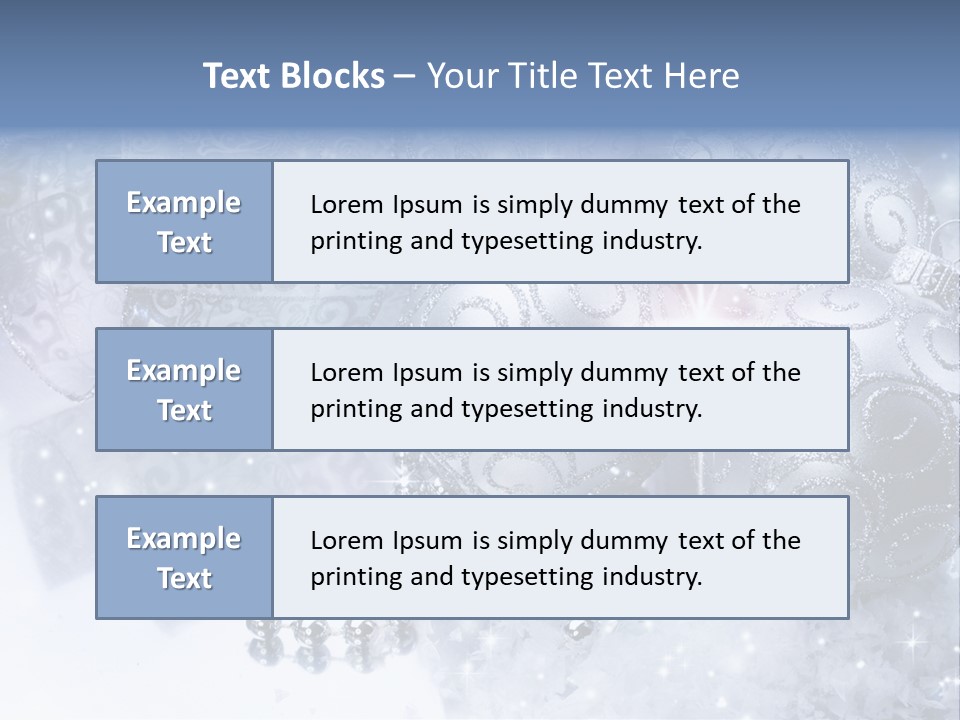Light Design Blue PowerPoint Template