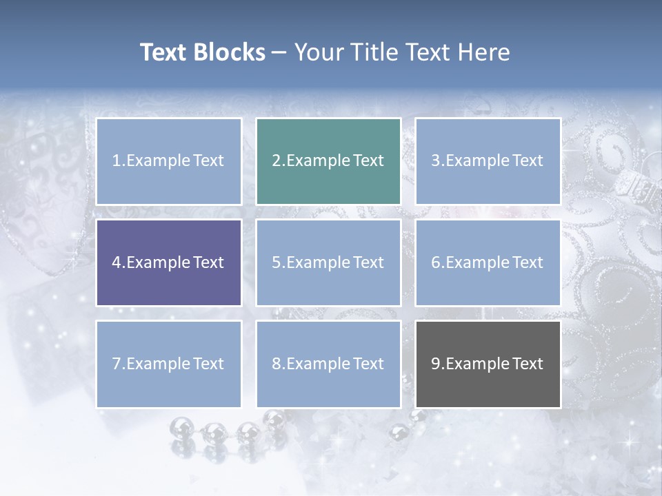 Light Design Blue PowerPoint Template
