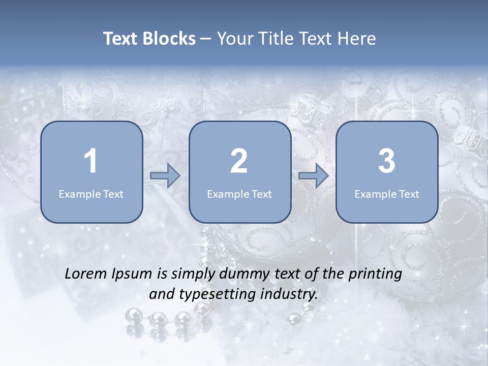 Light Design Blue PowerPoint Template