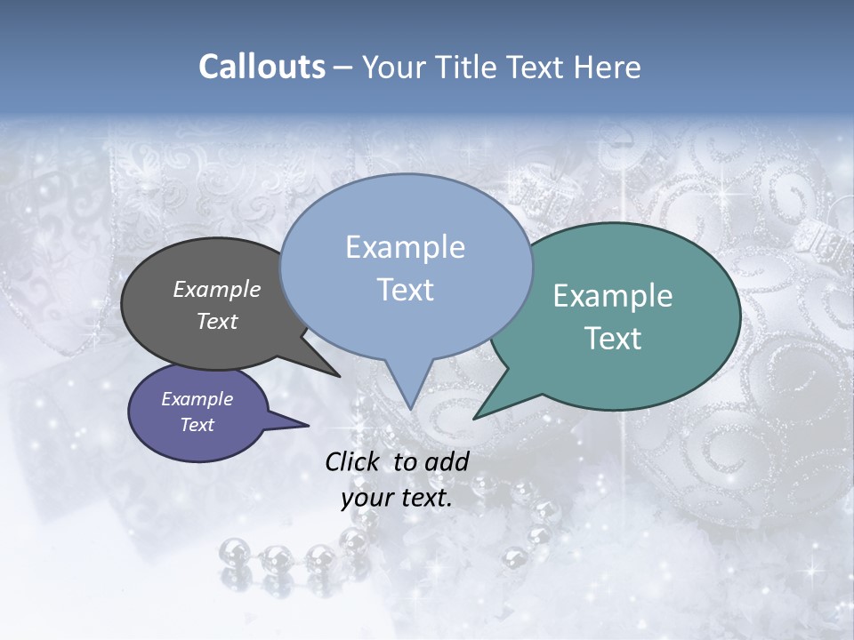 Light Design Blue PowerPoint Template