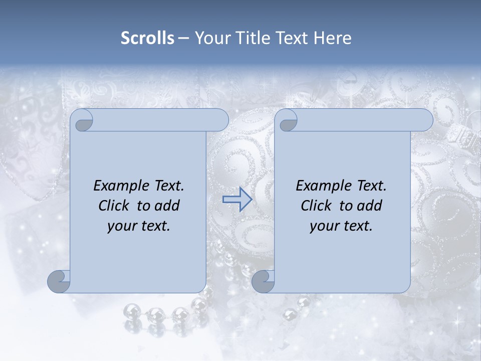 Light Design Blue PowerPoint Template