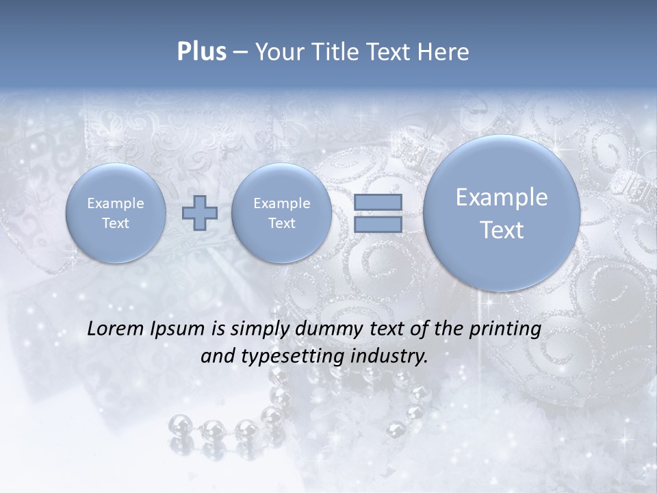 Light Design Blue PowerPoint Template