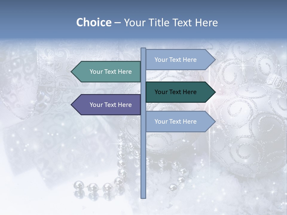 Light Design Blue PowerPoint Template