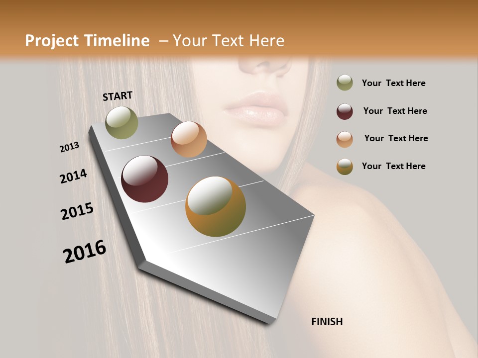 Femininity Cosmetic Perfect PowerPoint Template