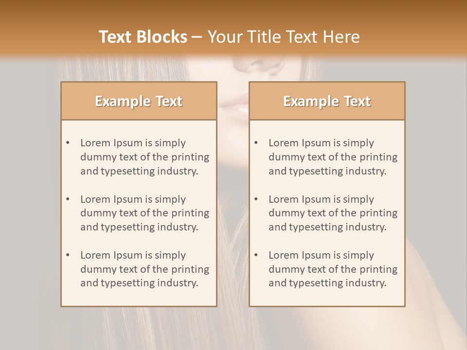 Femininity Cosmetic Perfect PowerPoint Template