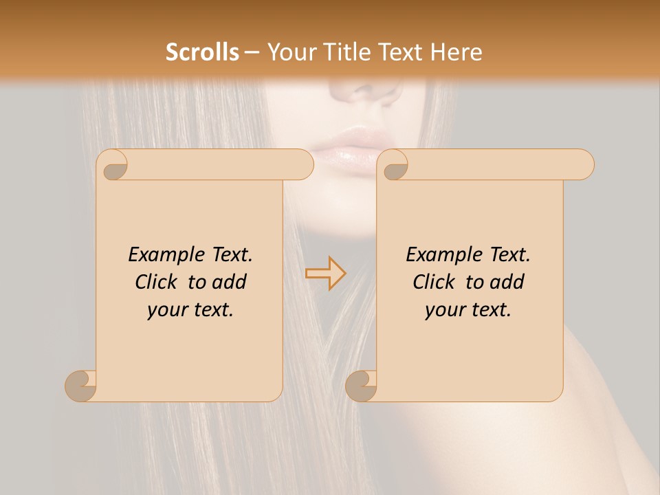Femininity Cosmetic Perfect PowerPoint Template