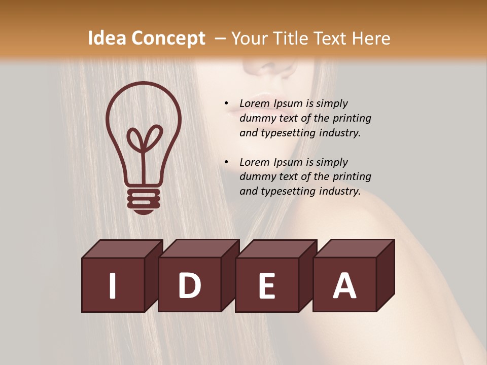 Femininity Cosmetic Perfect PowerPoint Template