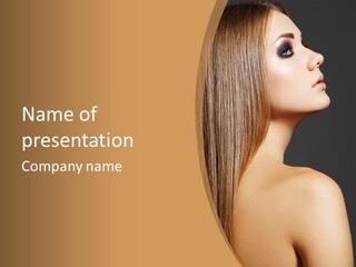 Cosmetic Purity Shoulder PowerPoint Template