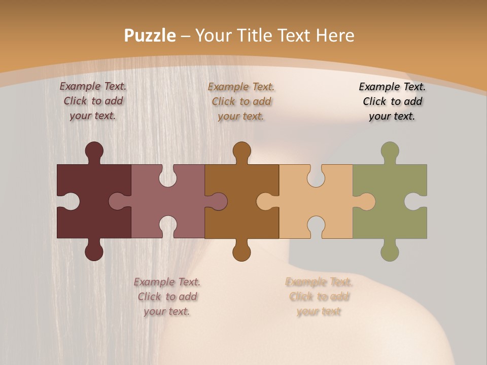 Cosmetic Purity Shoulder PowerPoint Template