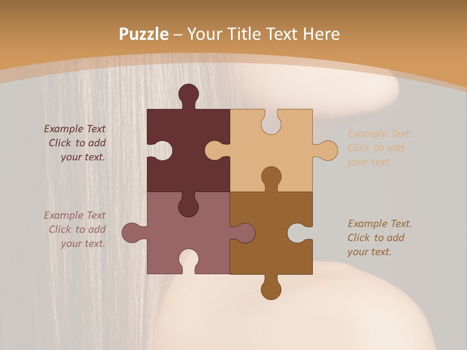 Cosmetic Purity Shoulder PowerPoint Template