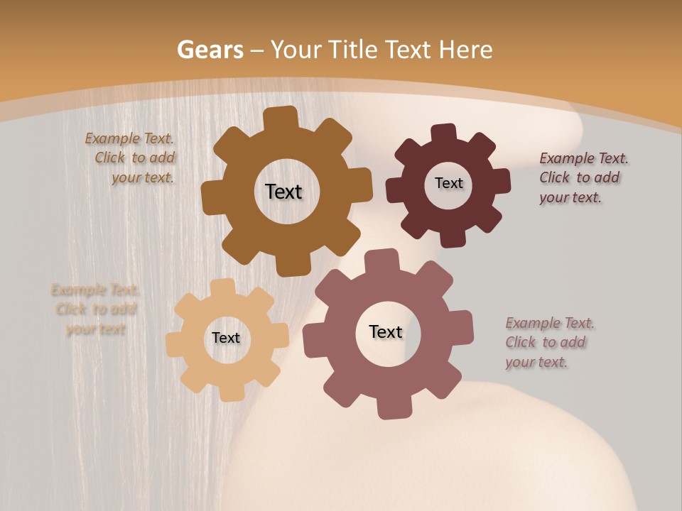 Cosmetic Purity Shoulder PowerPoint Template