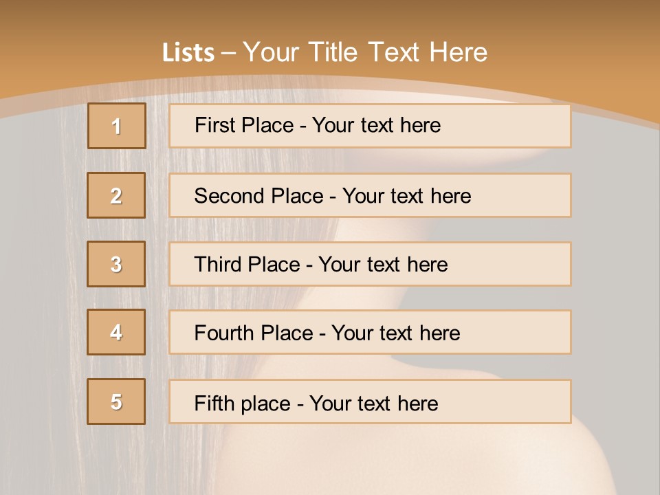 Cosmetic Purity Shoulder PowerPoint Template