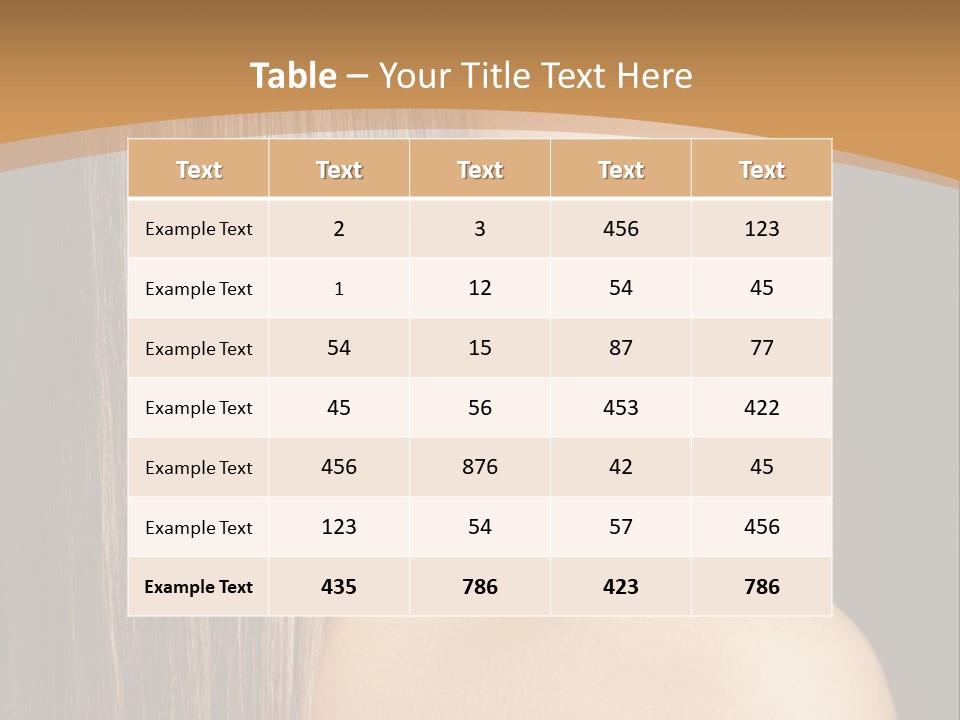 Cosmetic Purity Shoulder PowerPoint Template