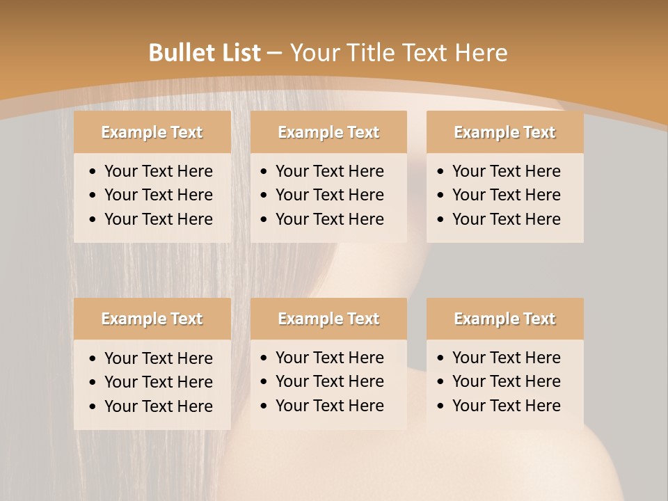 Cosmetic Purity Shoulder PowerPoint Template