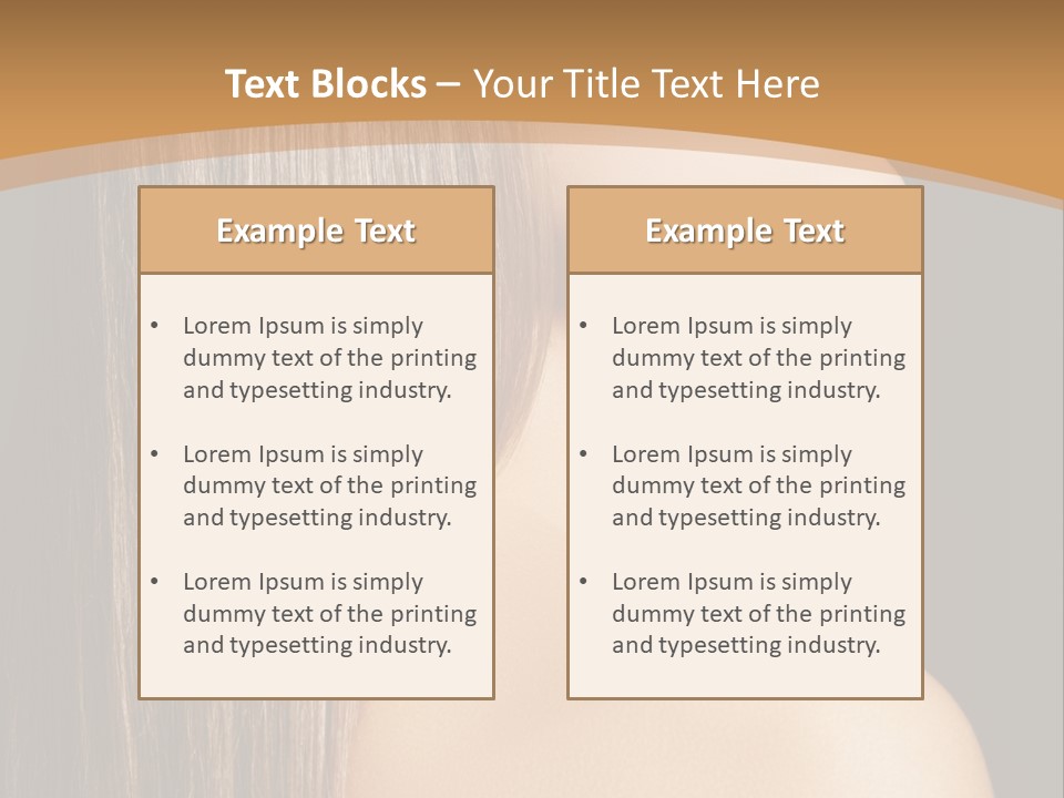 Cosmetic Purity Shoulder PowerPoint Template