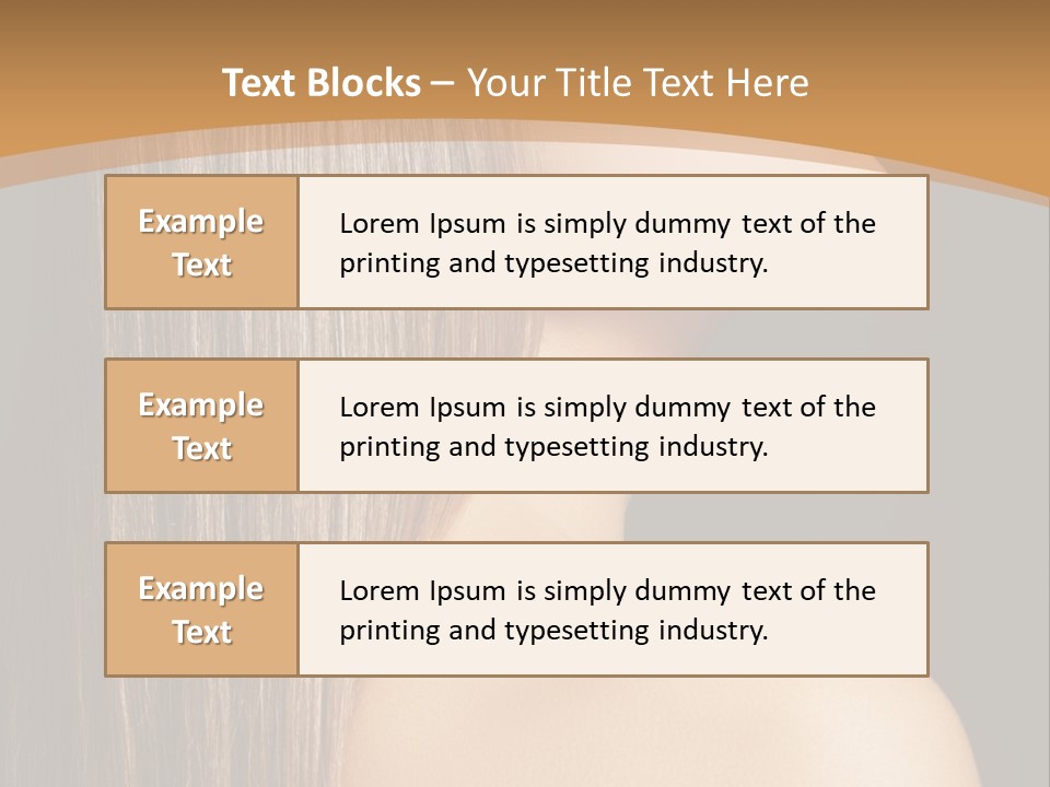 Cosmetic Purity Shoulder PowerPoint Template