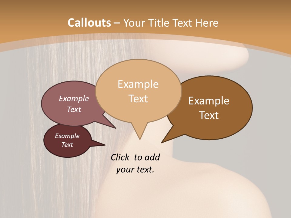 Cosmetic Purity Shoulder PowerPoint Template