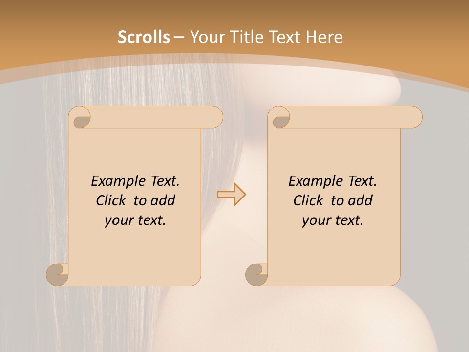 Cosmetic Purity Shoulder PowerPoint Template