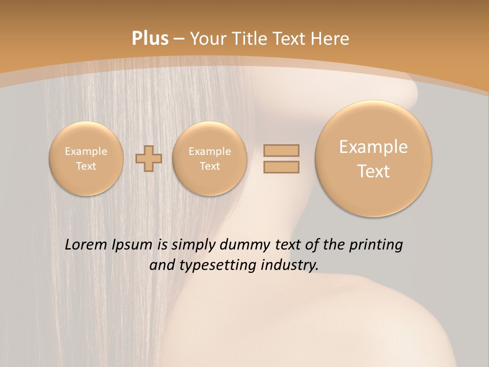 Cosmetic Purity Shoulder PowerPoint Template