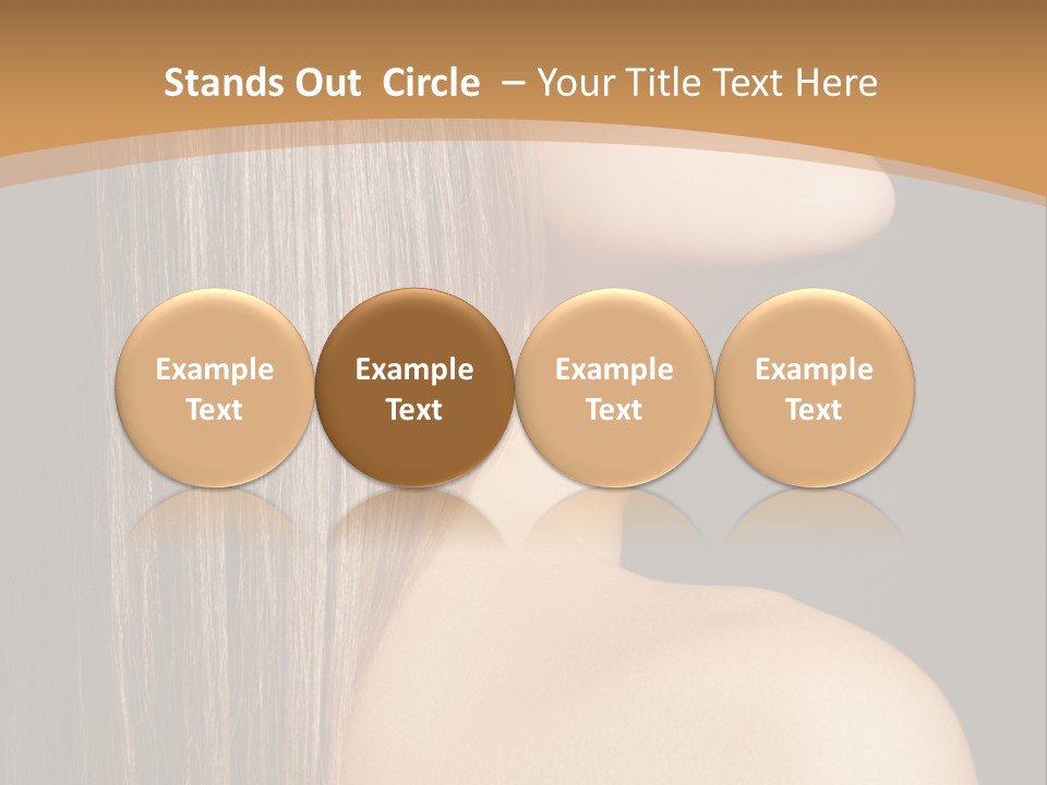 Cosmetic Purity Shoulder PowerPoint Template