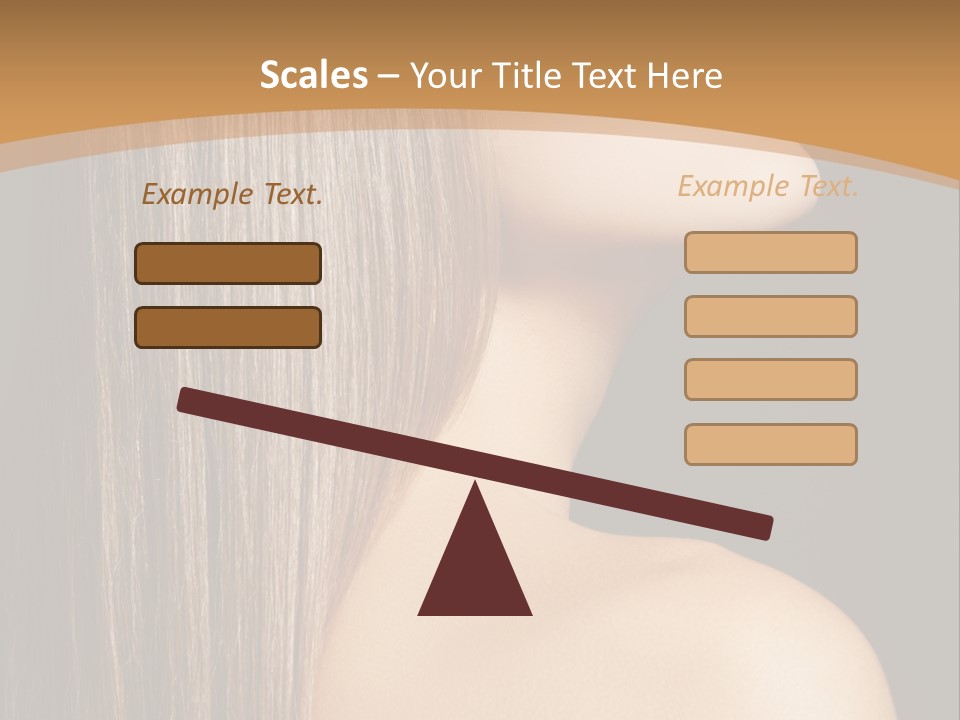 Cosmetic Purity Shoulder PowerPoint Template