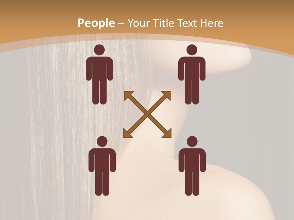 Cosmetic Purity Shoulder PowerPoint Template