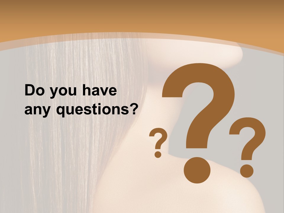 Cosmetic Purity Shoulder PowerPoint Template