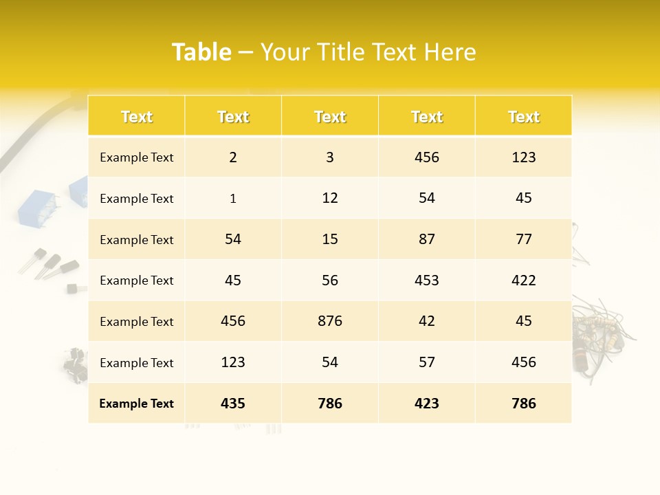 Component Diodes Repair PowerPoint Template