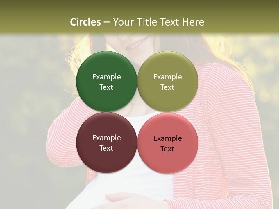 New Life Sun Maternity PowerPoint Template