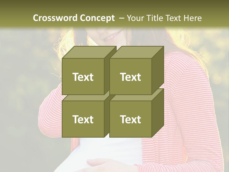 New Life Sun Maternity PowerPoint Template