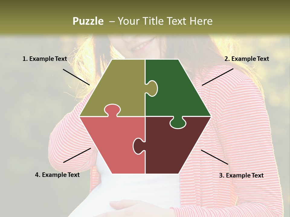 New Life Sun Maternity PowerPoint Template